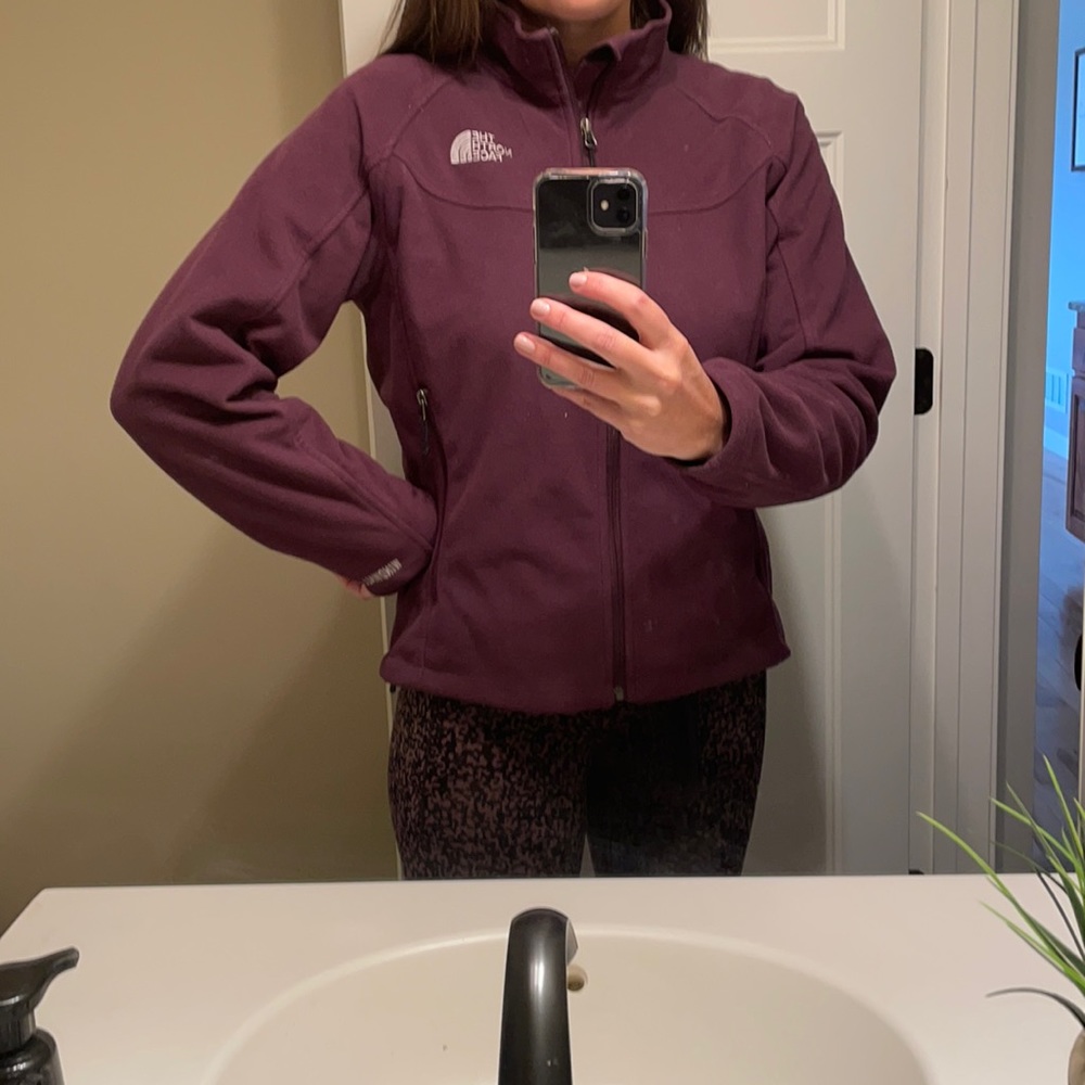Purple Northface jacket